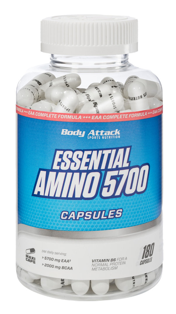 Body Attack Essential Amino 5700 - 180Stück