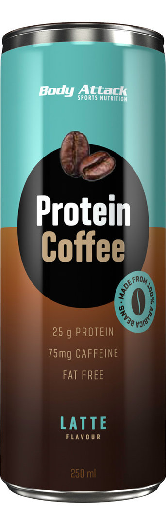 Body Attack Protein Coffee -12x250ml