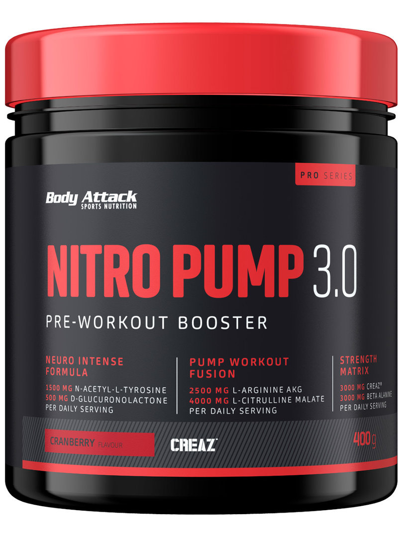 Body Attack Nitro Pump 3.0 - 400g Dose